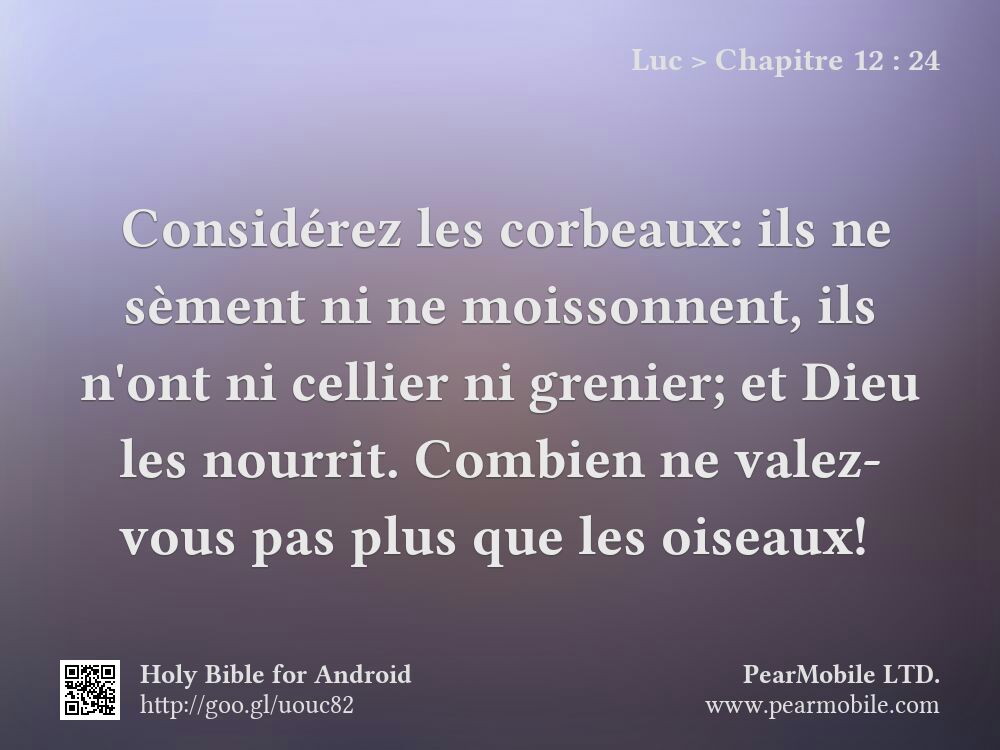 Luc, Chapitre 12:24